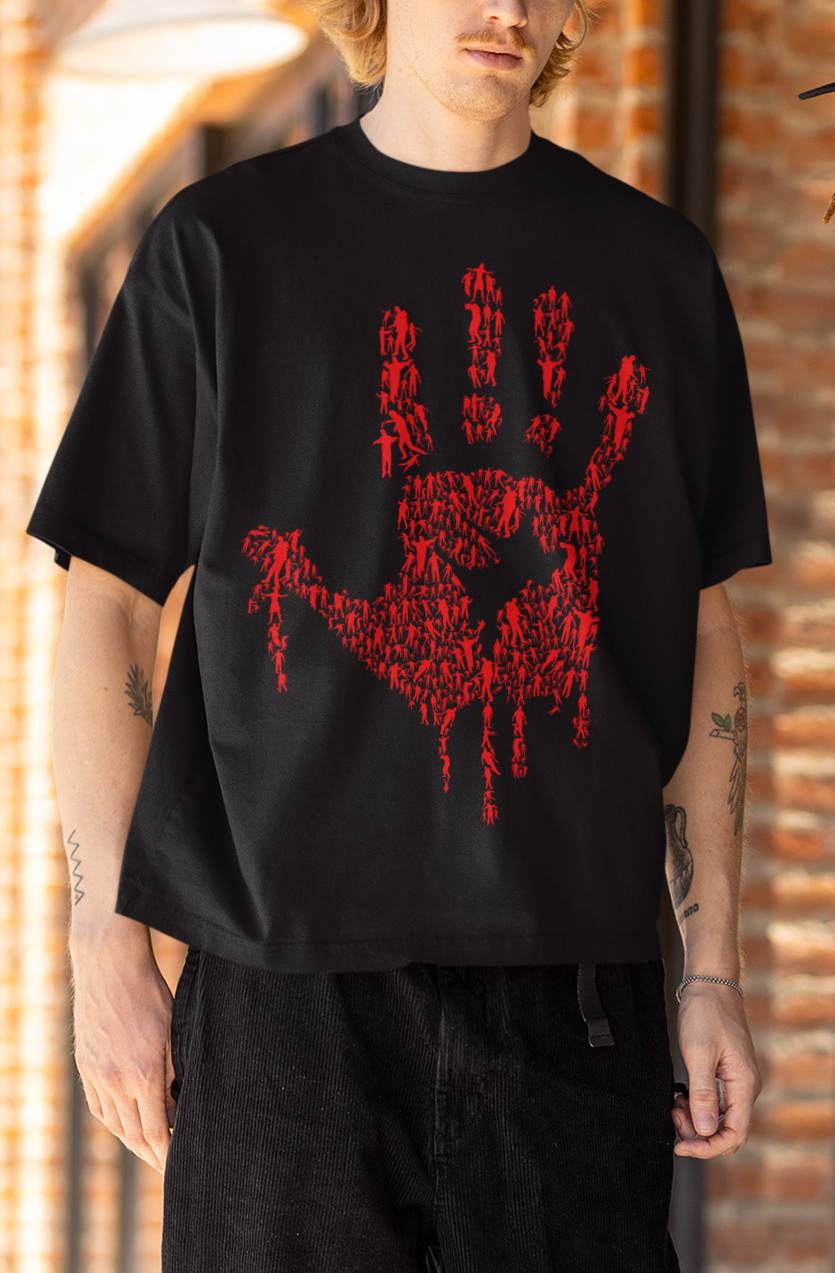 ZOMBIE OUTBREAK MARK - OVERSIZED T-Shirt