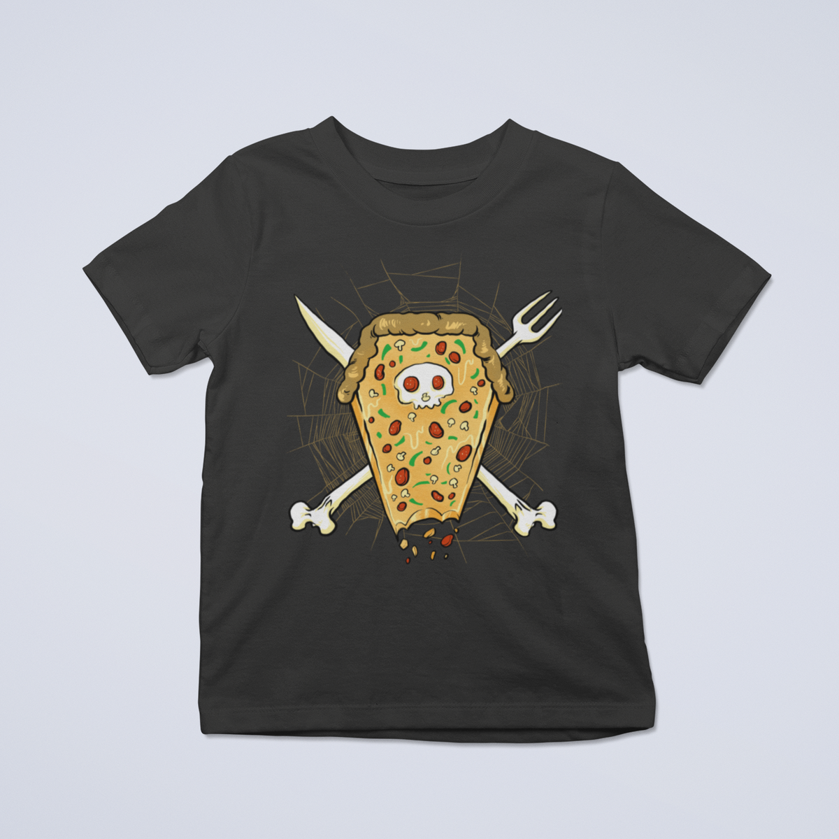 PIZZA COFFIN SKULL - Kids' T-Shirt