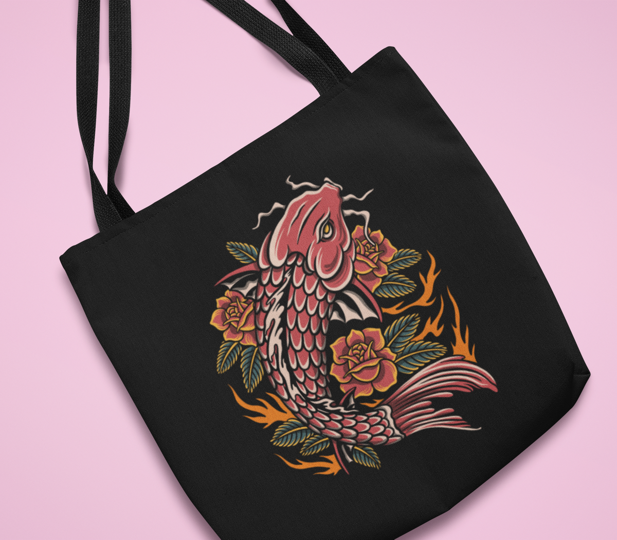 JAPANESE KOI TOTE BAG