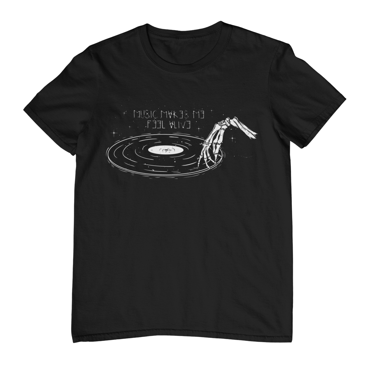 ETERNAL SOUND – Vinyl Skeleton Unisex T-Shirt