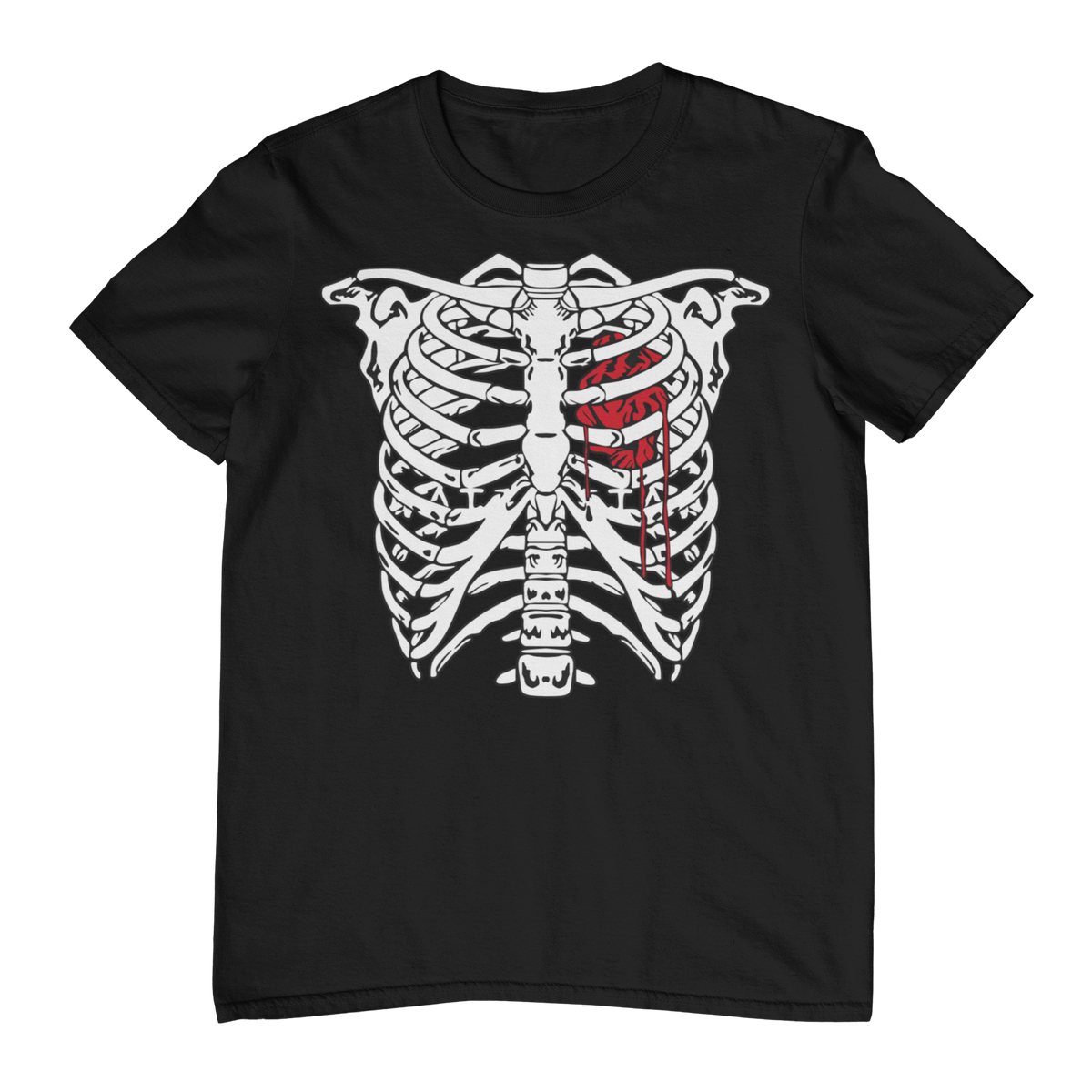RIBCAGE WITH BLEEDING HEART Unisex T-Shirt