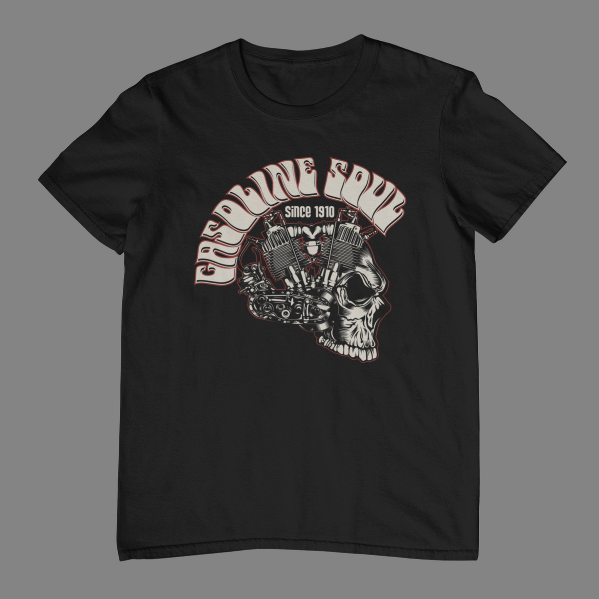 GASOLINE SOUL SKULL T-Shirt