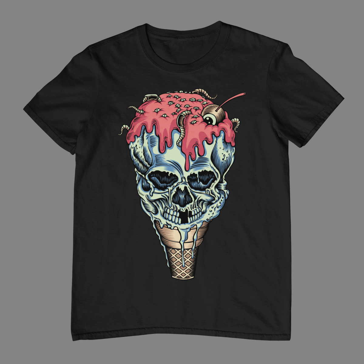 GRAVEYARD GELATO SKULL T-Shirt