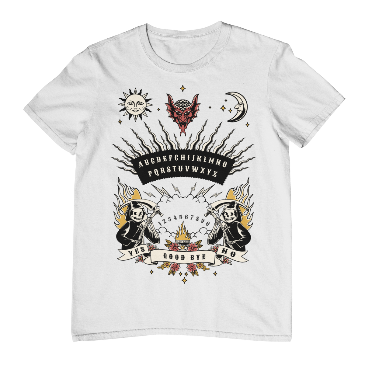MYSTIC SPIRIT BOARD – Death Tarot - Unisex T-Shirt