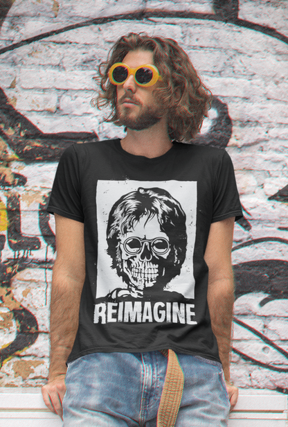 REIMAGINE - Abstract Skull Portrait Unisex T-Shirt