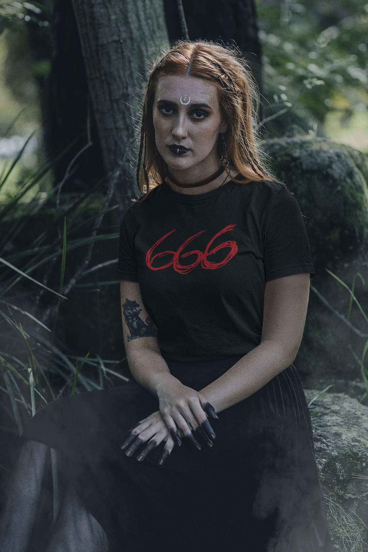RED 666 INFERNO SCRIPT Unisex T-Shirt