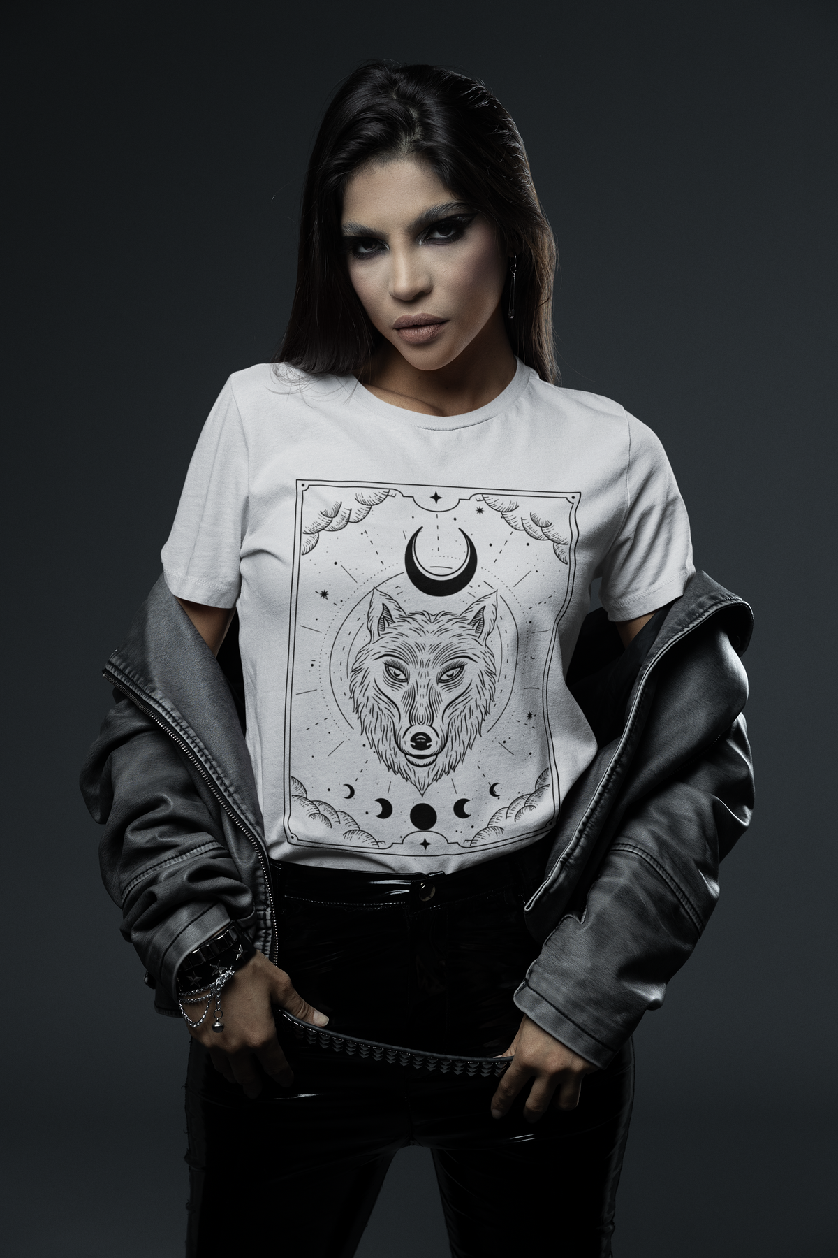 LUNAR WOLF ORACLE Unisex T-Shirt