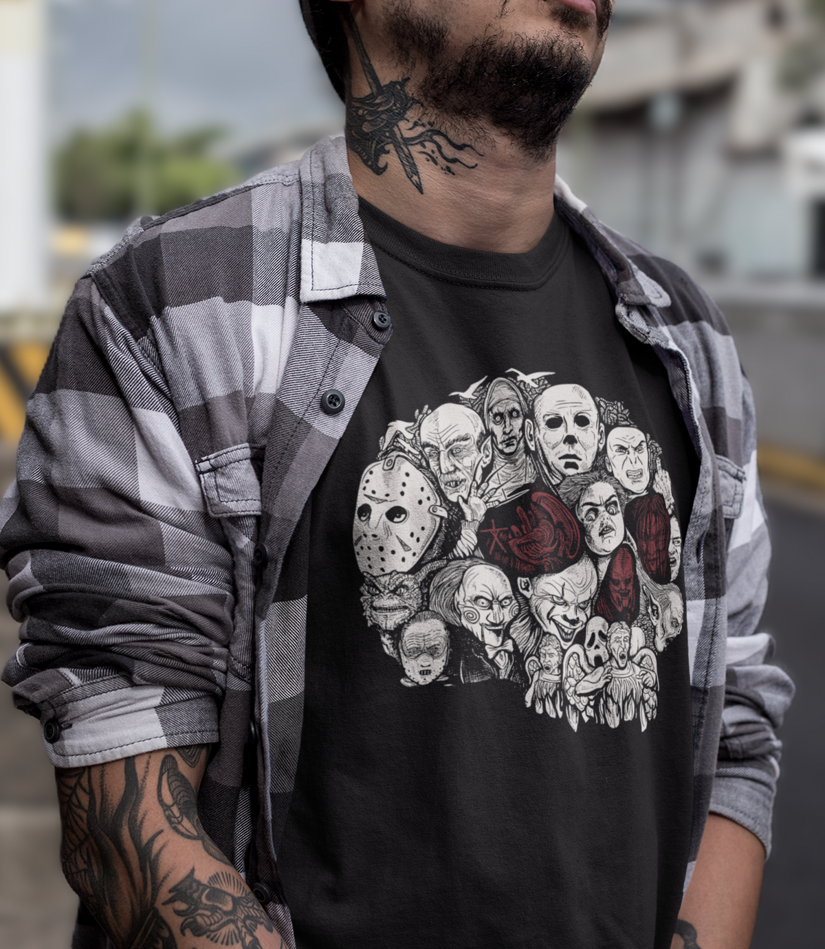 HORROR LEGENDS SKULL - Unisex T-Shirt