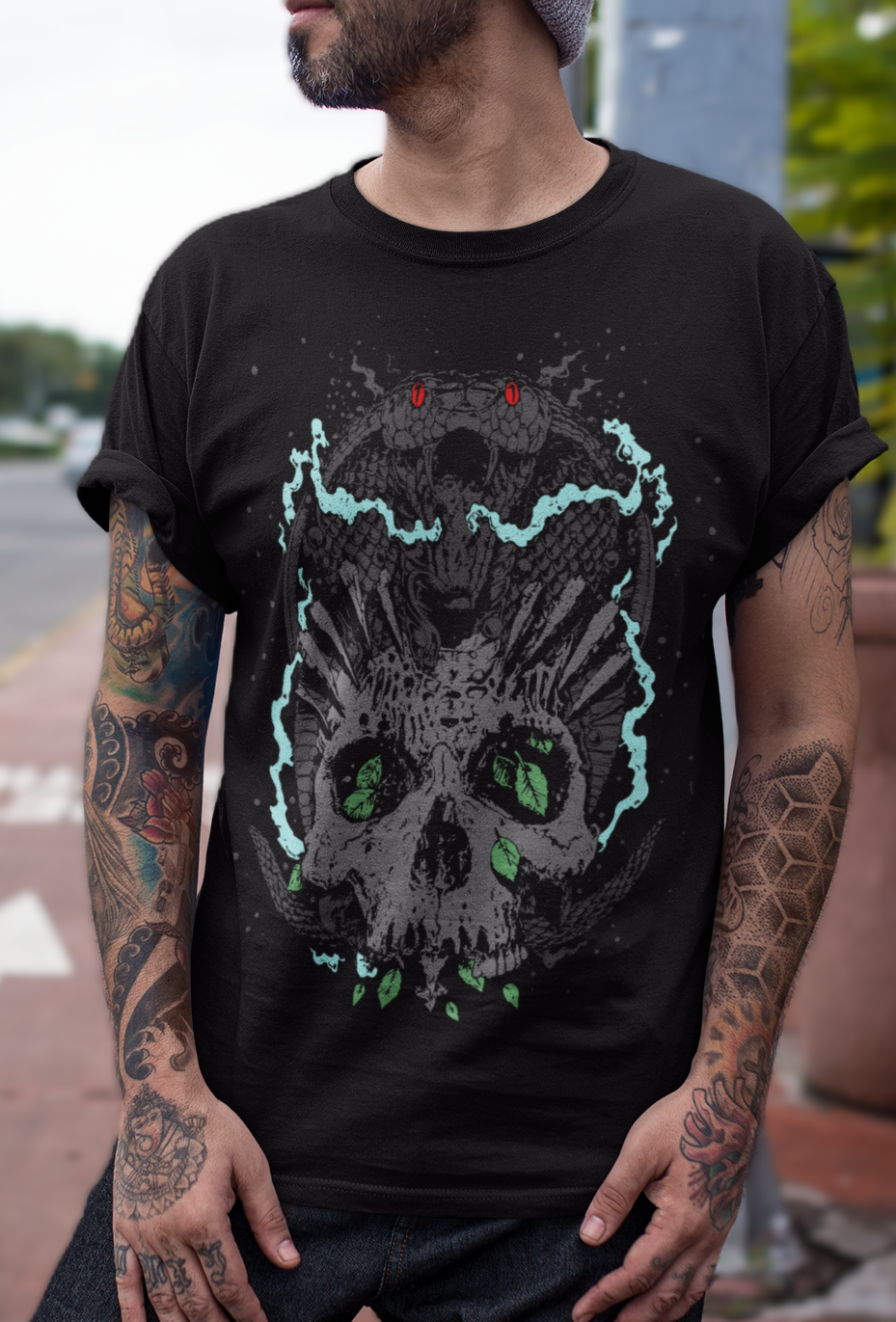 VENOM SKULL Unisex T-Shirt