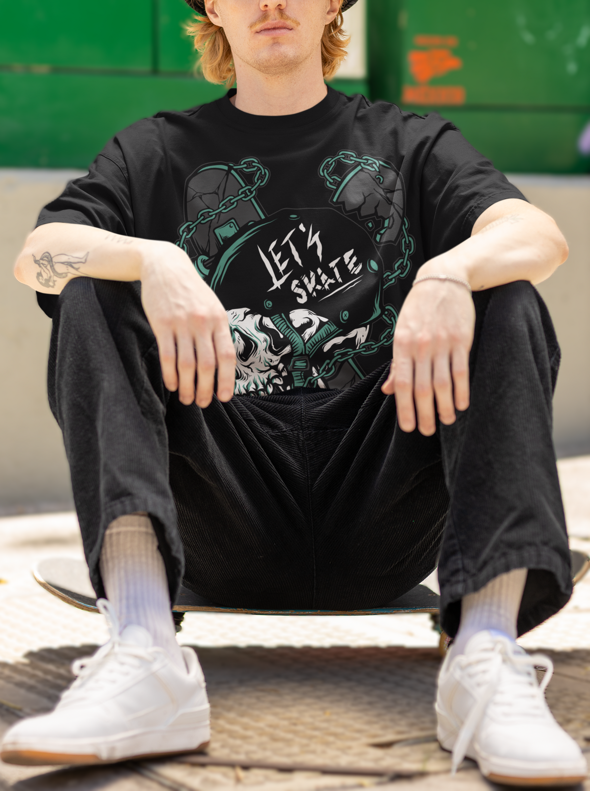 SKULLBOARD - OVERSIZED T-Shirt