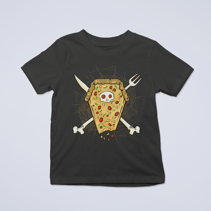 PIZZA COFFIN SKULL - Kids' T-Shirt