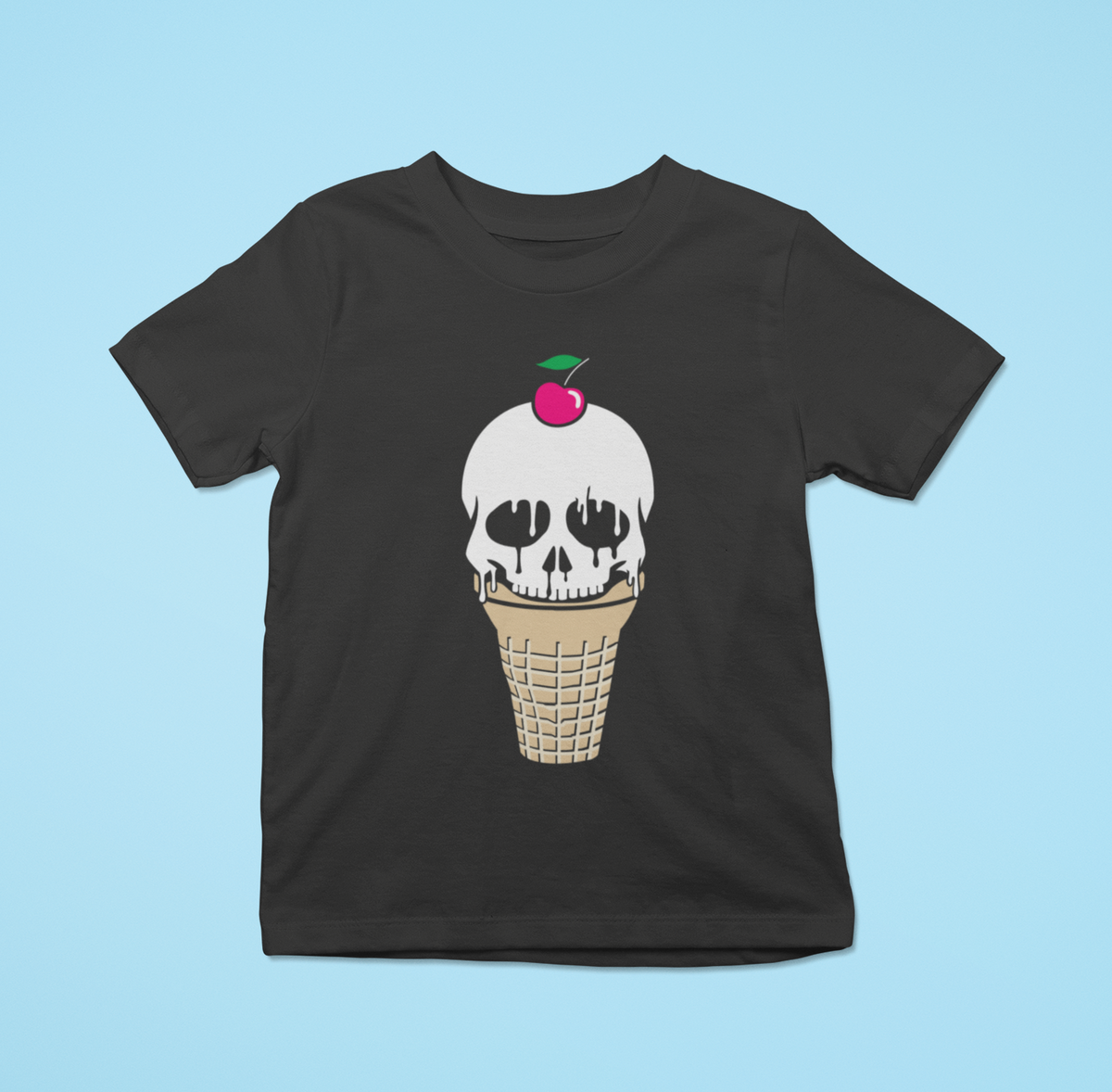 ICE CREAM SKULL - Kids' T-Shirt