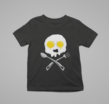 EGGSKULL CROSSBONES - Kids' T-Shirt
