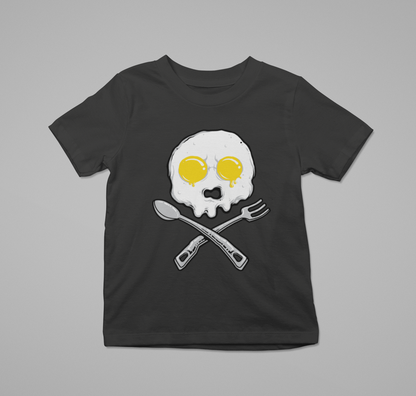 EGGSKULL CROSSBONES - Kids' T-Shirt