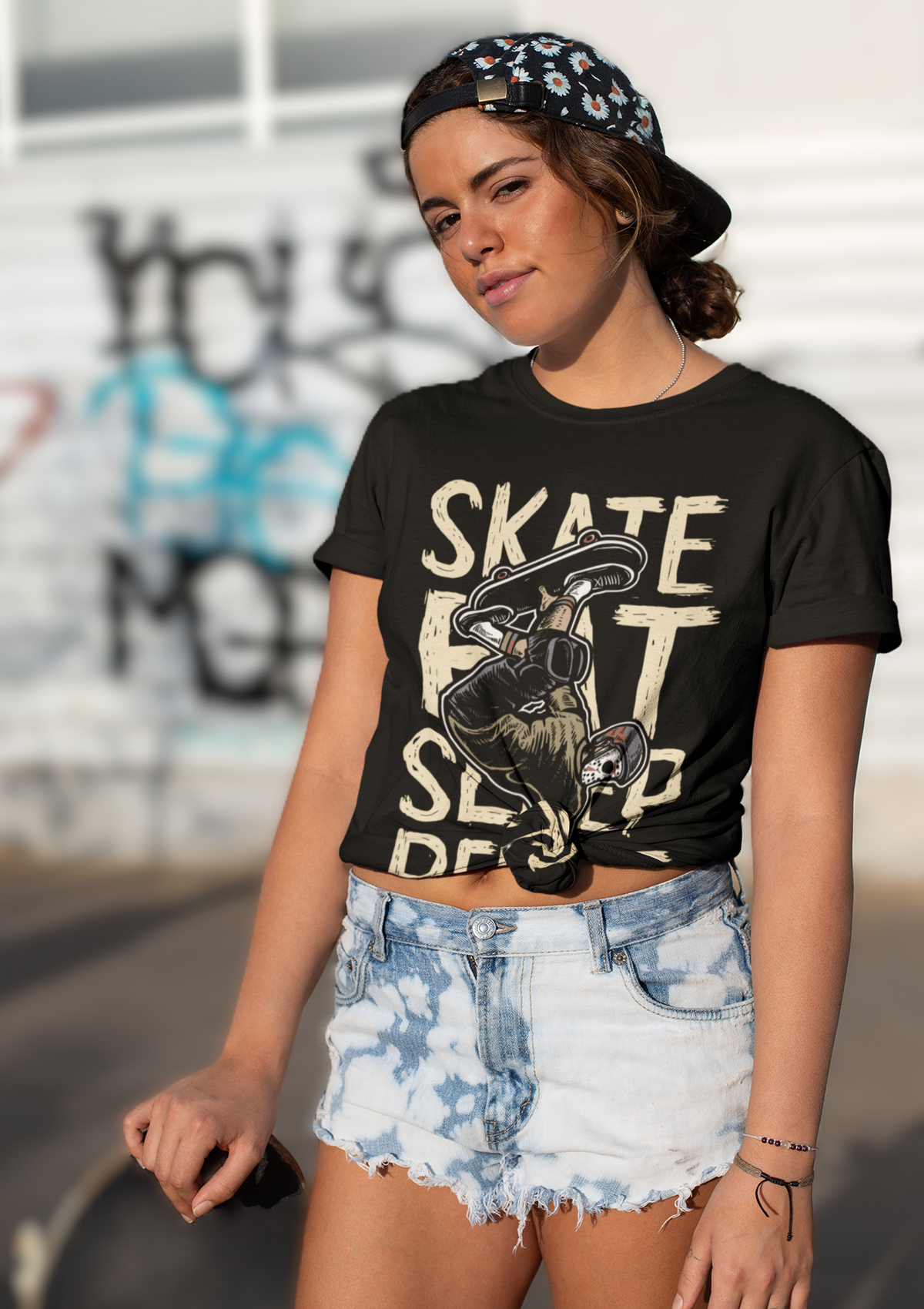 SKATE EAT SLEEP REPEAT Unisex T-Shirt