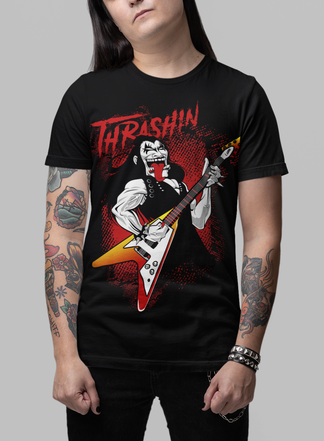 METAL MAYHEM – Shredder Guitar Unisex T-Shirt