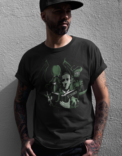H.P. LOVECRAFT - Ancient Horror Awakening Unisex T-Shirt