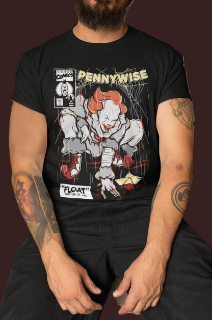 FLOATING NIGHTMARE CLOWN - Unisex T-Shirt