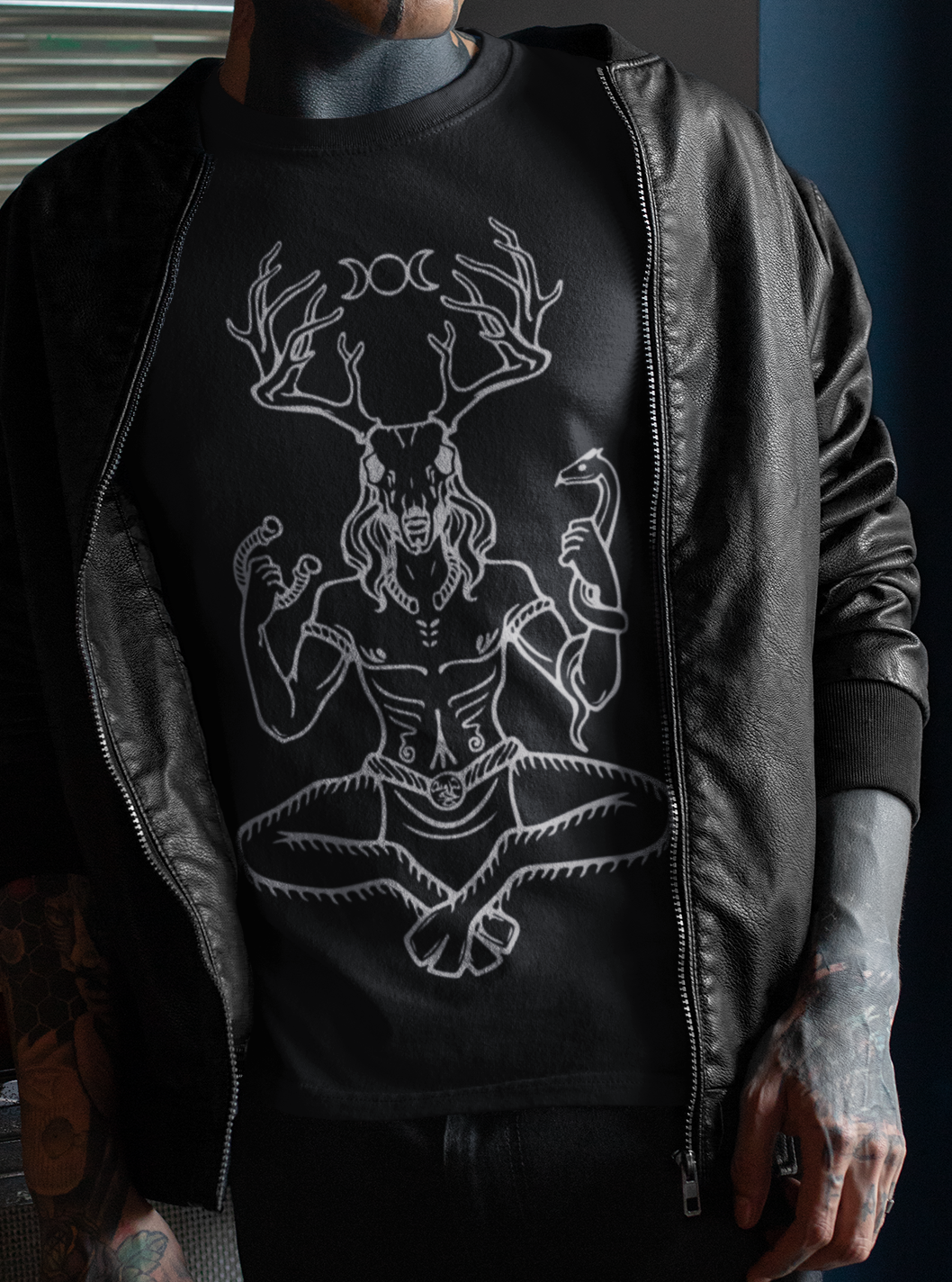 OCCULT FOREST BAPHOMET Unisex T-Shirt