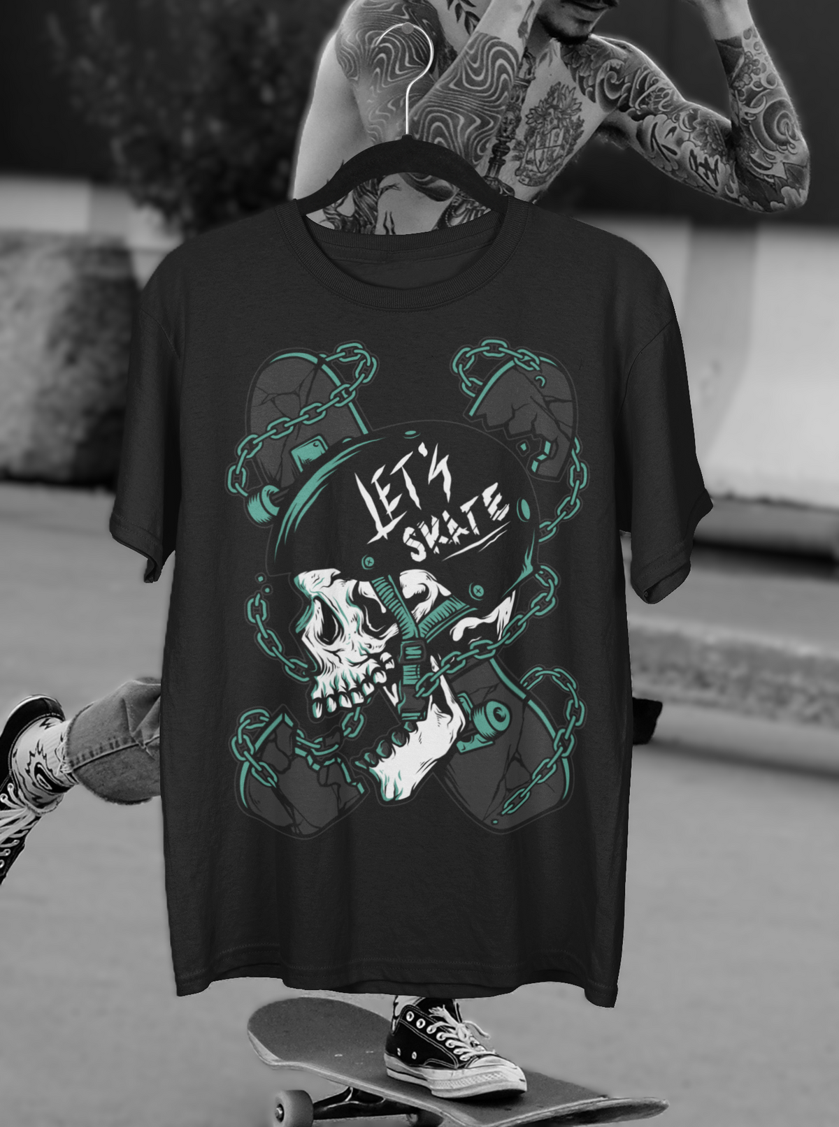 SKULLBOARD - OVERSIZED T-Shirt