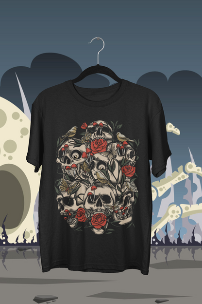 GARDEN OF SKULLS - OVERSIZED T-Shirt
