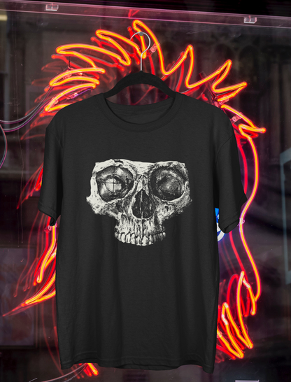 BLACKOUT SKULL - OVERSIZED T-Shirt