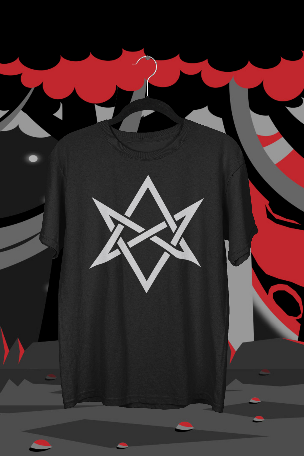 UNICURSAL HEXAGRAM - OVERSIZED T-Shirt