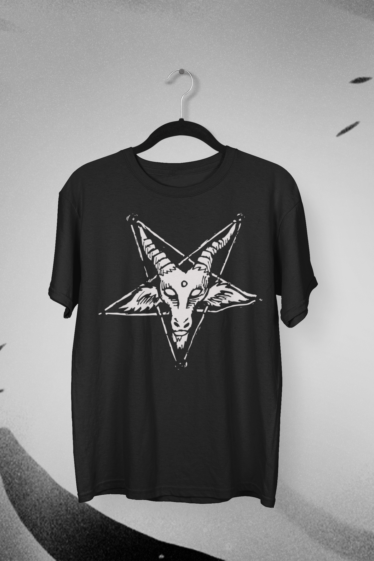 BLACK RITUAL - PENTAGRAM GOAT - OVERSIZED T-Shirt