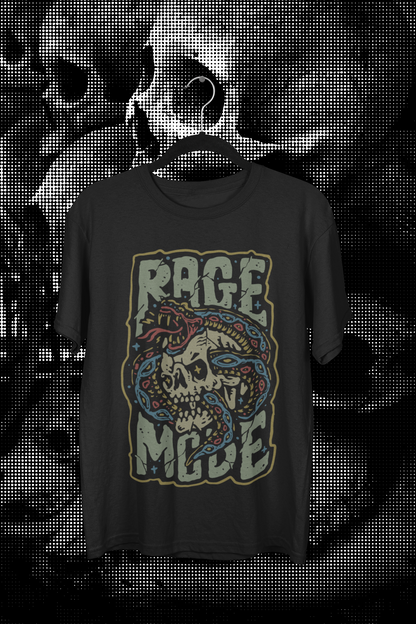 RAGE MODE - Serpent Skull OVERSIZED T-Shirt