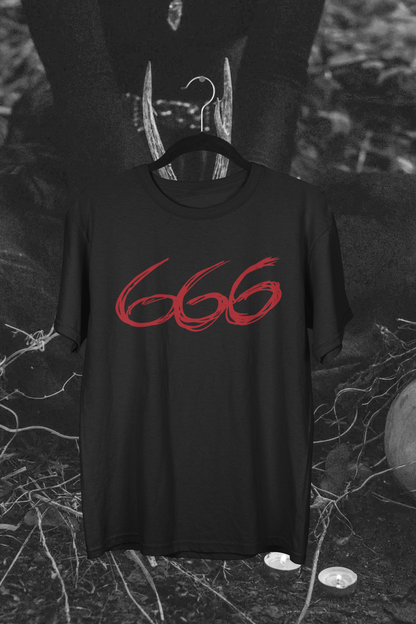 RED 666 INFERNO SCRIPT - OVERSIZED T-Shirt
