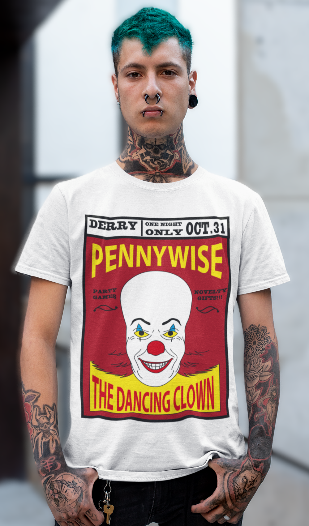 VINTAGE CIRCUS CLOWN POSTER - Unisex T-Shirt