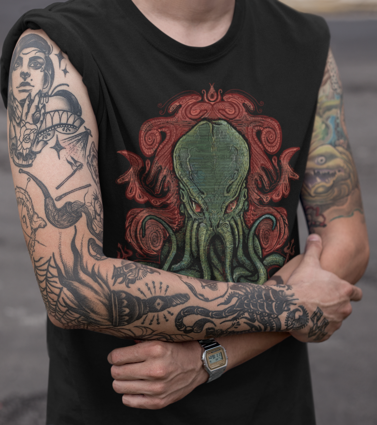 CTHULHU COSMIC TENTACLE HOROR - Unisex T-Shirt