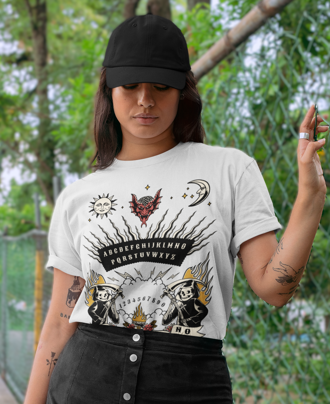 MYSTIC SPIRIT BOARD – Death Tarot - Unisex T-Shirt