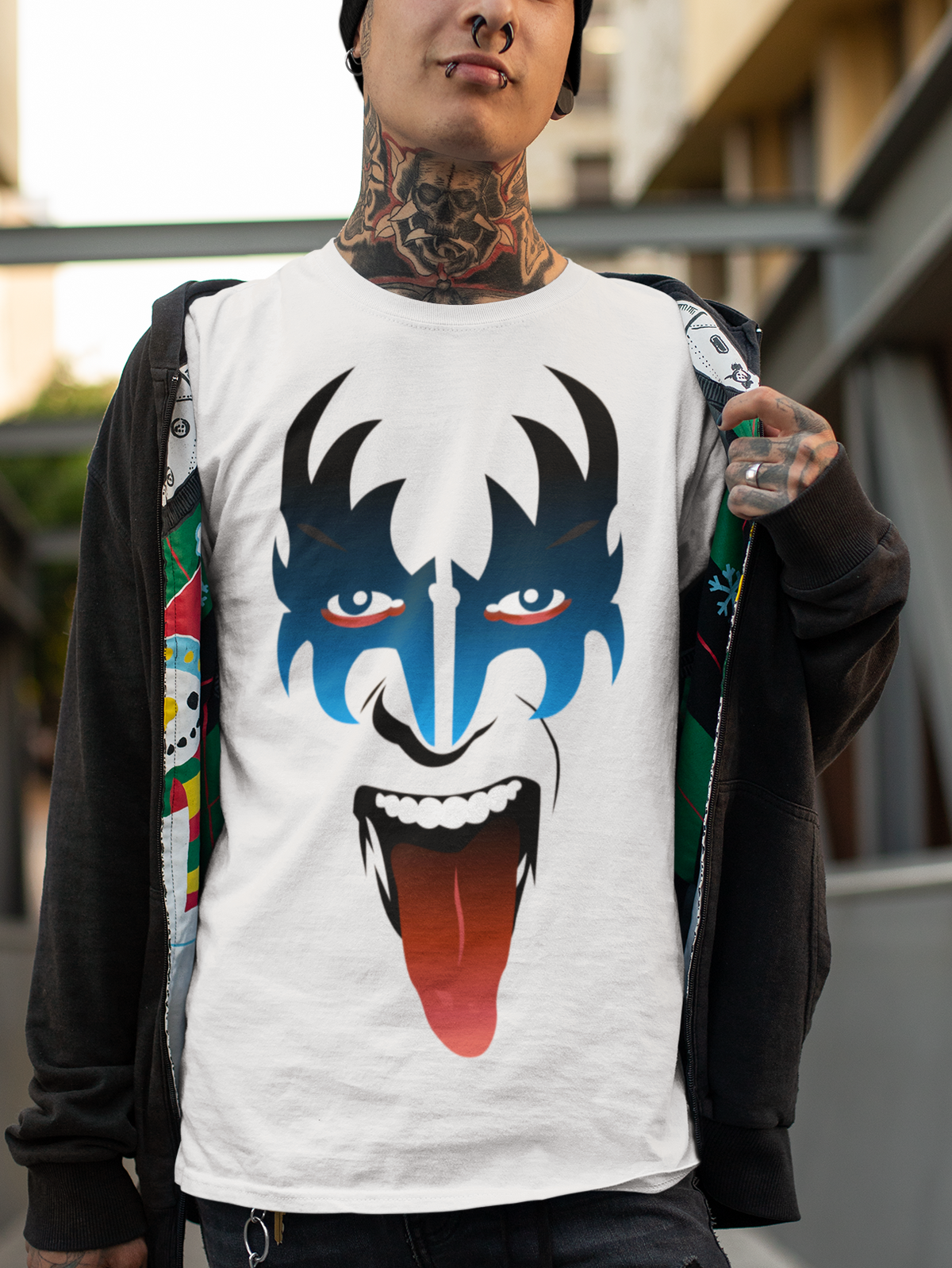 DEMON TONGUE – Shock Rock Mask Unisex T-Shirt