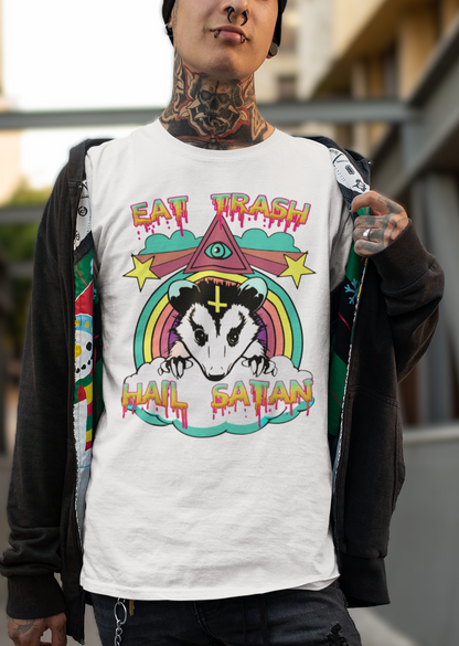EAT TRASH HAIL SATAN Unisex T-Shirt