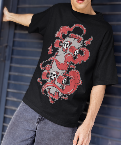 SKULL GRIND - OVERSIZED T-Shirt
