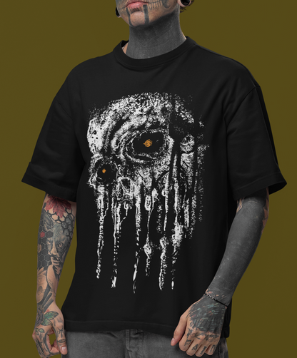 MELTING SOUL SKULL - OVERSIZED T-Shirt