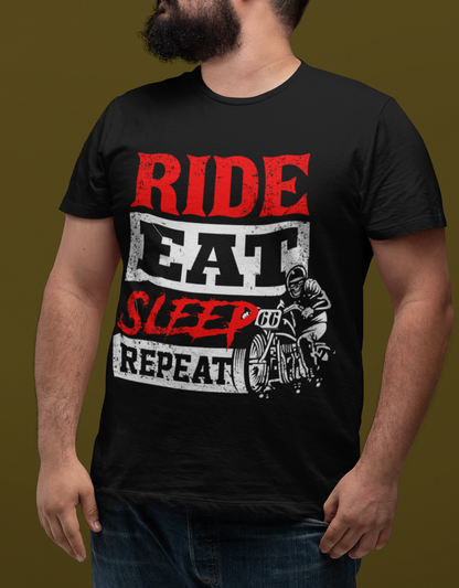 RIDE EAT SLEEP REPEAT T-Shirt
