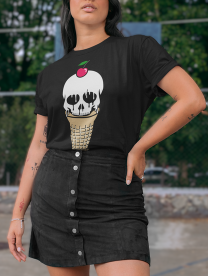 ICE CREAM SKULL Unisex T-Shirt