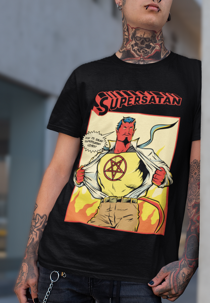 SUPERSATAN HELLBORN HERO - Unisex T-Shirt