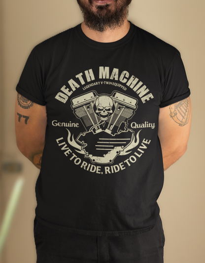 DEATH MACHINE Live to Ride, Ride to Live T-Shirt