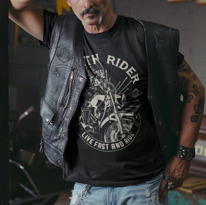 DEATH RIDER Live Fast and Ride T-Shirt