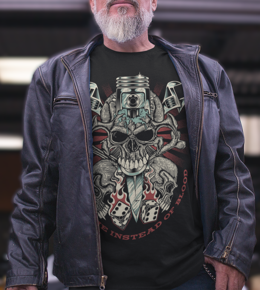 GASOLINE INSTEAD OF BLOOD T-Shirt
