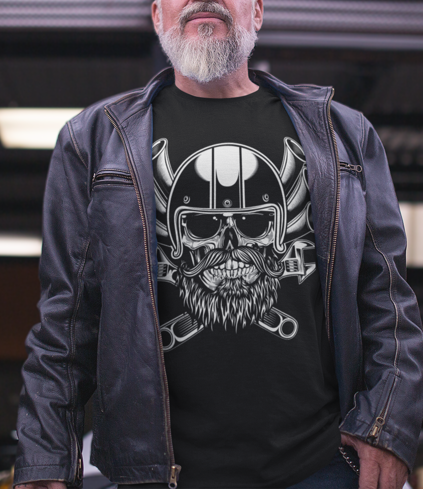 IRON OUTLAW SKULL T-Shirt