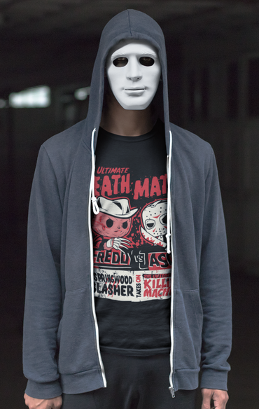 THE ULTIMATE DEATH MATCH: Nightmare Slayer vs Camp Killer - Unisex T-Shirt