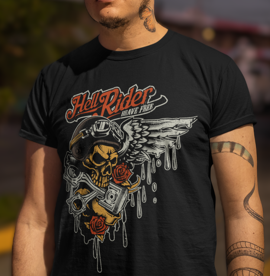 HELL RIDER BRAVE FREE T-Shirt