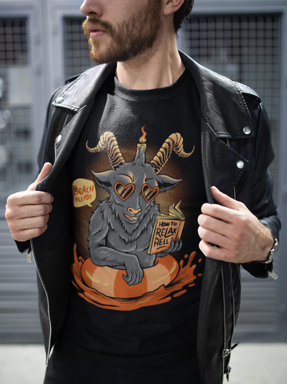 HELL VACATION MODE - Chill Like a Demon Unisex T-Shirt