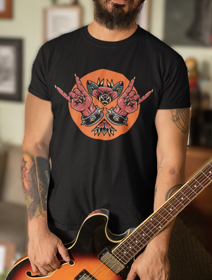 METAL RITUAL – Devil Horns Unisex T-Shirt (Black)