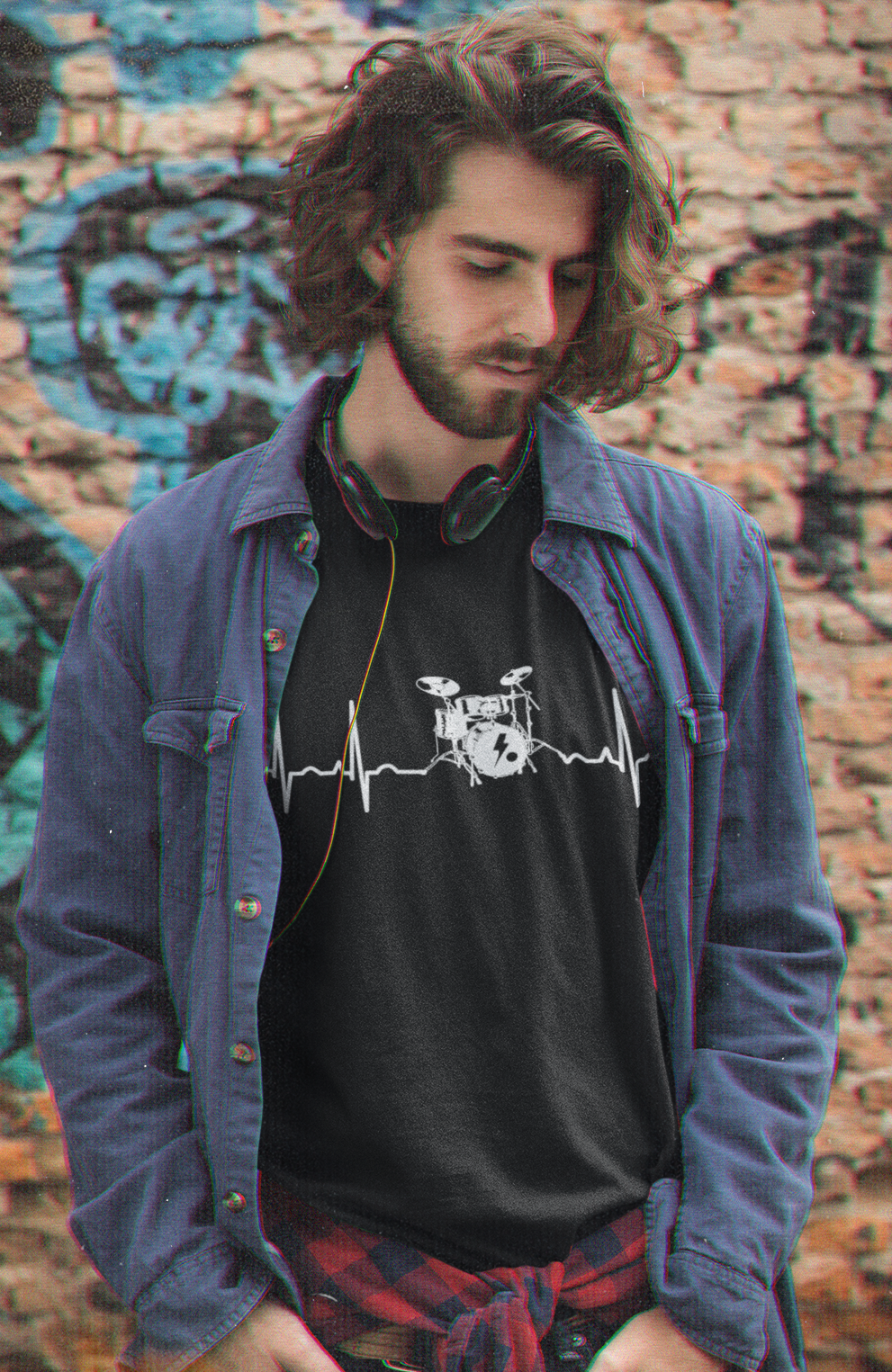 DRUMMER HEARTBEAT – Heartbeat Unisex T-Shirt