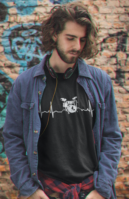 DRUMMER HEARTBEAT – Heartbeat Unisex T-Shirt